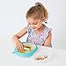 Skip Hop Baby Self-Feeding Training Dishes: Microwave and Dishwasher Safe Training Plate, Bee