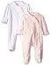 Little Me Baby Girls' Newborn 2 Pack Footie