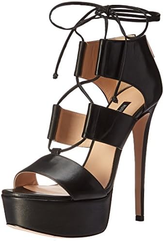 Ruthie Davis Women's Brooke Platform Sandal, Black, 9 M US