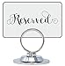 Place Card Holder, 12 pack, Chrome Silver, Table Cardholder Tabletop Menu Holder Harp-Clip Number Holder Recipe Holder Reserved Card Holder, For Restaurants, Weddings, Banquets