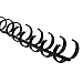 Swingline GBC ZipBind Spines, 5/16 Inch Length, 45 Sheets, Black, 10 Pk (15032)