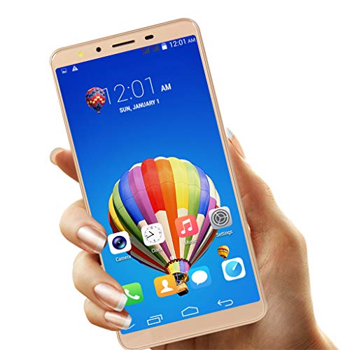 5.7" Ultrathin Android 6.0 Dual-Core 512MB+4GB GSM/3G WiFi Dual SIM Dual Camera Smart Cellphone (Gold)