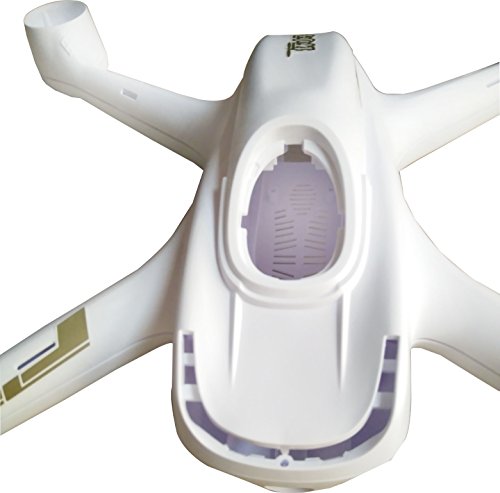 YSHESS Hubsan H501S X4 RC Brushless Quadcopter Frame Body Fuselage Spare Parts White As Crash Pack Replacement - Thumbnail 2