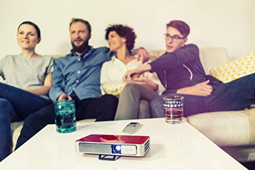 Vivitek Q3 Plus-GD Qumi Q3 Plus 500 Lumen HD 720p LED Ultra-Compact Portable Pocket DLP Projector with Android Operating System (Gold) (Certified Refurbished) - Thumbnail 6