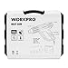 WORKPRO Heat Gun, Heavy Duty Hot Air Gun 1500W 122°F-1112°F(50°C-600°C) Variable Temperature Control,3 Modes with Four Metal Nozzle Attachments(UL)
