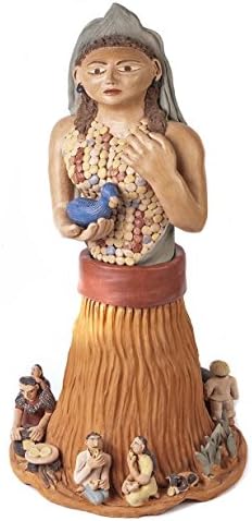 16" Historia del Maiz Ceramics Mexican Folk Art Clay