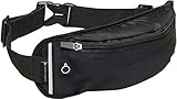 LE Eclipse Legend Slim Profile & Lightweight Waist Pack [ActivePak 2.0] Water Resistant, Earphone Cable Port, and Storage for Smartphone & More – for Travel, Runners, Hikers, Men & Women