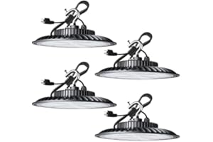 Lightdot 200W LED High Bay Light 30000lm (Eqv.800W MH/HPS) UFO High Bay Shop Light, AC100-277V ETL Listed High Bay LED Light Energy Saving Upto 1460KW*4/Y(5Hrs/Day)-5Yrs Warranty