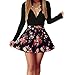 Gasion Womens Deep V Neck Sexy Cocktail Evening Party Business Bodycon Mini Dress