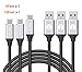 [3Pack] USB C Cable, iXCC 6Feet+10Feet USB Type C to USB A Data Sync and Charge Cord for Samsung Galaxy S9, Huawei P20 Mate10, MacBook 12