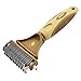 Super Effective Dematting Tool, Dog Grooming Comb By Petter, Safe & Easy, 2-Sided Dematting Rake-Tool For Any Breed, Coat Type & Size-Prevents & Removes All Tangles- Great Choice For Everyday Use