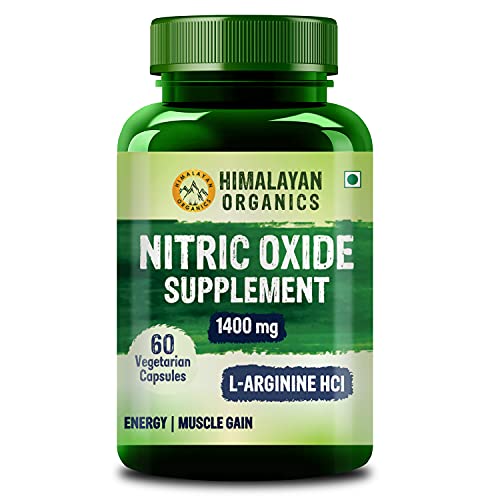Buy Himalayan s Nitric Oxide Supplement with L Arginine HCI 1400mg
