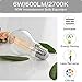 Boncoo Vintage LED Edison Bulb Dimmable 6W A19 LED Light Bulbs 2700K Soft White 600LM Led Filament Bulb 60W Incandescent Equivalent E26 Medium Base Decorative Clear Glass 6 Pack