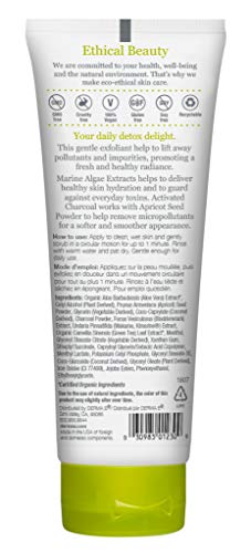 DERMA E Purifying Daily Facial Detox Scrub with Activated Charcoal and Seaweed Extract –Exfoliating Face Scrub Cleanses… - Image 4