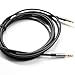 Black 9ft Gold Plated Design 3.5mm Male to 2.5mm Male Car Auxiliary Audio cable Cord headphone connect cable for Apple, Android Smartphone, Tablet and MP3 Player