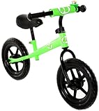 Vilano No Pedal Push Balance Bicycle for Children, Green