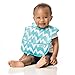 Bumkins Waterproof SuperBib, Blue Chevron (6-24 Months)