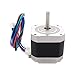 Iverntech Nema 17 Stepper Motor 42x40mm Body Bipolar 1.5A 400mN.m 2 Phase 4 Wires 1.8 ° for 3D Printer or CNC Machine with 1M Motor Cable