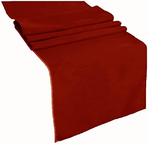 Runner Polyester 12x72 Inches By Runner Linens Factory (Cramberry)