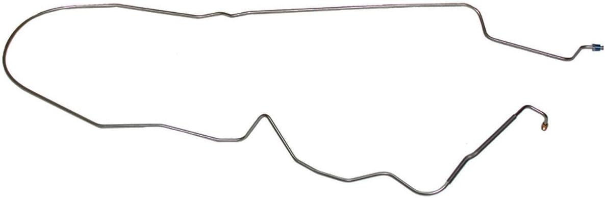 Inline Tube Replacement For 1978-83 Chevrolet GMC El Camino Caballero 1/4" Power Disc/Drum F to R Brake Line 1pc, OE Steel