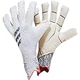PLBSE Histarstore5 Soccer Goalkeeper Gloves Goalie Training Gloves Strong Grip Anti-Slip and Breathable for Adults and Children (White,7)