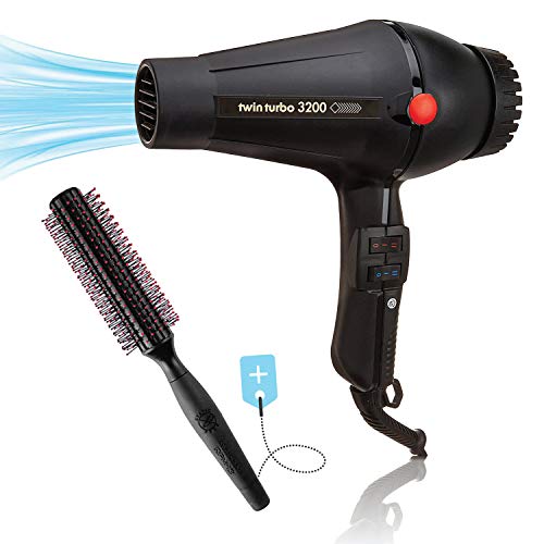 Twin Turbo Power Secador De Pelo Tubo Secador Profesional Turbo