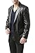 BGSD Men's Richard Classic Lambskin Leather Blazer (Regular Big & Tall Short)