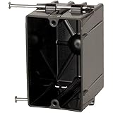 Allied MouldedP-201 Flexbox Single Gang Angled Nail Switch - Outlet Box