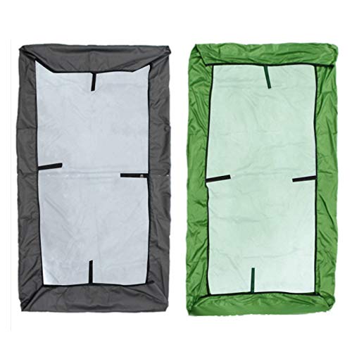 DFWYG Sonnendach für Hollywoodschaukel Ersatzdach Gartenschaukel Universal Hollywoodschaukel mit wasserdichter UV-Schutzfläche für Gartenmöbel Schaukelstuhl, HSGAV,Rot,190 * 132 * 15cm – Bild 6