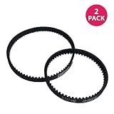 Think Crucial Replacement Belt Parts - Vacuum Belts Compatible with Bissell ProHeat 2X Models 9200 9300 9400 Series - Pair with Part 203-6688 and 203-6804 - Bulk Pack Sizes - (2 Pack)