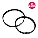 Think Crucial Replacement Belt Parts - Vacuum Belts Compatible with Bissell ProHeat 2X Models 9200 9300 9400 Series - Pair with Part 203-6688 and 203-6804 - Bulk Pack Sizes - (2 Pack) primary