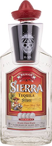 Sierra Tequila Silver plus Shotglas (1 x 0.7 l)
