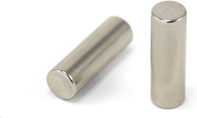 N42 Neodymium Magnet for Arts Crafts, Model Making, DIY, Hobbies, Science, Office and Home, 8mm dia x 25mm long, 3.1kg Pull