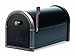 Architectural Mailboxes Coronado Mailbox with Antique Copper Accents, Black
