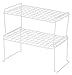 IRIS USA WSS-101 Stacking Shelf, Small, White