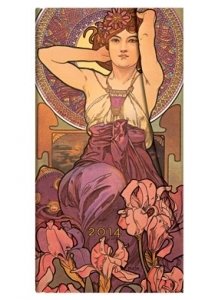 Amethyst - 2014 Paperblanks Weekly Planner (Slim 3.5 x 7 Horizontal)