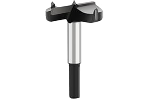 YEUTTYX 1-11/16"Forstner Drill Bit,Tungsten Carbide Tipped Wood Hole Saw for Hard Wood Plastic Plywood Woodworking Drilling Tool Cutter(42mm