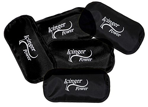 5 Hot Cold Gel Packs - Icinger Power - 18x9cm (7.5x3.5") - 160g (7oz) - Resistant Nylon Wrapping - Thumbnail 3