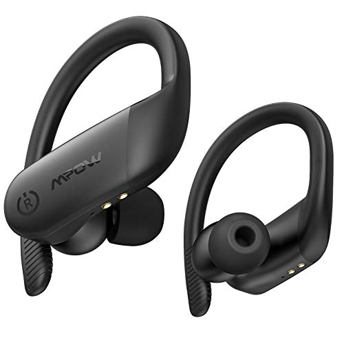 ایگرد | قیمت و خرید Wireless Headphones, Mpow Flame Lite Wireless Earbuds  Running, Bass+ Bluetooth 5.0 Earphones Sport w/Ear Hooks, 30Hrs/Touch  Control/IPX7 Waterproof In Ear True Wireless Earphones w/Mics for Gym,Black