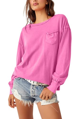 ALLIMY WOMENS CASUAL SPRING FASHION 2025 LONG SLEEVE...