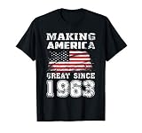 Making America Great Since 1963 56th Birthday Gifts T-Shirt