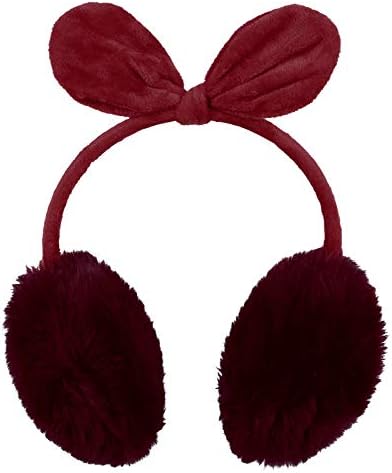 Halconia Kids Boy’s & Girl’s Faux Fur Warm Winter Bowtie Earmuffs