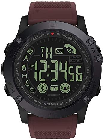 T1 Tact Military Grade Super Tough Smart Watch Outdoor Sports Talking Watch Mens Digital Sports Watch Waterproof Outdoor Pedometer Calorie Counter Multifunction Bluetooth Smart Watch