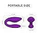 Adorime 2 in 1 Clitoral G-spot Vibrator for Women, Wireless Anal Clitoris Stimulator, Waterproof Vaginal Massager with 10 Powerful Vibrating Modes, Rechargeable Adult Sex Toys for Female Masturbation