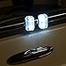 Bright Eyes Portable Marine LED Navigation Safety Stern Lights for Kayak Canoe Dinghy or Yacht | White | Silicone Rubber Battery Powered and Water-Resistant