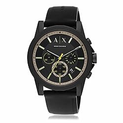 A｜X ARMANI EXCHANGE Men's Chronograph Silicone