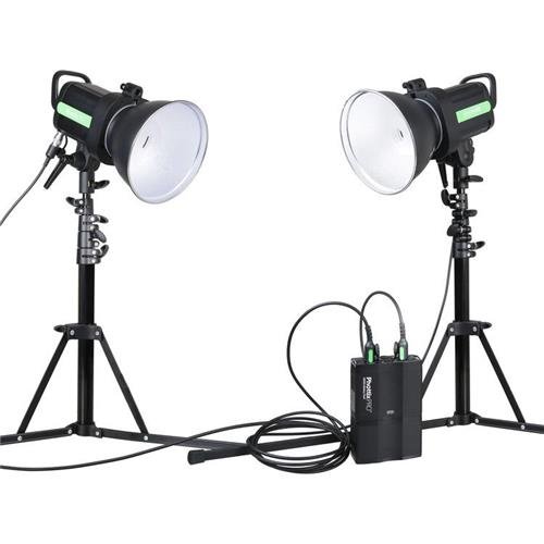 Phottix Indra 500 TTL Two Monolight & Battery Kit, Black (PH00315)