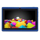 iRULU eXpro X1 7 Inch Quad Core Google Android 4.4 Tablet PC, 1024*600 Resolution, with Dual Cameras, Wi-Fi, Games, 8GB ROM (Blue)