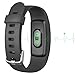 007plus Fitness Tracker, D107Plus Heart Rate Monitor Fitness Smart Watch Activity Tracker with Sleep Monitor IP67 Waterproof Pedometer Smart Wristband (black)