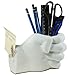 LilGift Novelty Fist Hand Shaped Pen and Office Supply Holder with Paper Clip Magnet, White